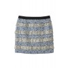 フラワープリントフリルスカート ブルー - Skirts - ¥16,800  ~ $149.27