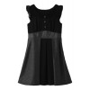 デニム風レースワンピース ブラック - Dresses - ¥21,000  ~ $186.59