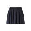 シャンブレータフタタックミニフレアスカート ネイビー - Skirts - ¥14,700  ~ $130.61