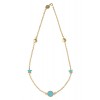 SHORT MEDLEY NECKLACE ブルー - Necklaces - ¥14,700  ~ $130.61