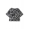 プリントブラウス ブラック - Рубашки - короткие - ¥33,600  ~ 256.41€