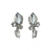 クリスタルビジューピアス シルバー - Earrings - ¥8,925  ~ £60.27