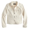 ivory denim jacket - Jacket - coats - 