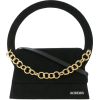 jacquemas black chain embellished tote - Hand bag - 