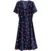 jellyfish print piece chiffon dress - Dresses - $28.99 