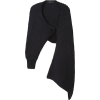 Asymmetrical Cropped Cardigan - Camisola - longa - 