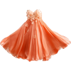 Flower Petal Dress - Kleider - 