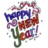 Happy New Year - 插图用文字 - 