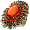 Orange Bollywood Cocktail Ring - リング - 