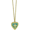 Petite Heart Locket necklace - Ogrlice - 
