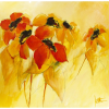 ulje na platnu cvijece - Illustrazioni - 
