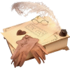 knjiga i rukavice - Objectos - 