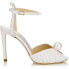 jimmy choo embellished pearl heels - Sandálias - 