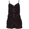 Jumpsuit Black Overall - 连体衣/工作服 - 