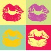 Pop Art Kiss - Sfondo - 