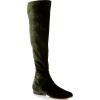 knee high velvet boot - Buty wysokie - 