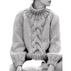 knitwear woman black & white photo - Uncategorized - 