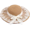 lace straw hat - Sombreros - 