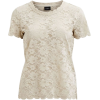 lace tee - Camisola - curta - 