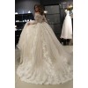 lace-wedding-dress-ball-gown- - Poročne obleke - 