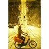 moped girl - Иллюстрации - 