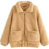  lambs wool long sleeve jacket - Jacket - coats - $45.00 