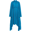 large_balenciaga-blue-knotted-drape-dres - sukienki - 