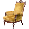 late 19th century walnut lounge chair - Namještaj - 