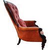 late 19th mahogany spoonback chair - Meble - 