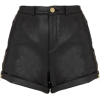 Leather Shorts - ショートパンツ - 