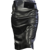 leather skirt - Suknje - 