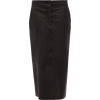 leather pencil skirt - Suknje - 