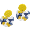 lemon earrings - イヤリング - 
