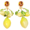 lemon earrings - 耳环 - 