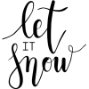 let it snow text - Uncategorized - 