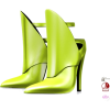 lime booties - Stiefel - 