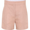 linen-blend shorts - Calções - 