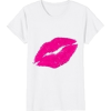 lip shirt - Camisola - curta - 