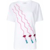 lipstick-print T-shirt - Tシャツ - 