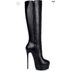 long black boots - ブーツ - 