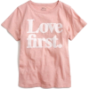 love first pink j. crew tee - Camisola - curta - 