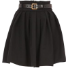 Black High Waisted Skirt  - Krila - 