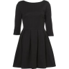 Black Vintage Dress  - sukienki - 