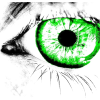 green eye - イラスト - 