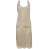silver flapper dress - Dresses - 