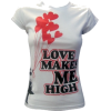 love makes me high - Shirts - kurz - 