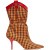 malone Souliers gingham check - Buty wysokie - 