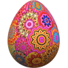 Mandala Egg Shape - Objectos - 