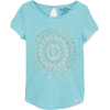 mandala blue top - Koszule - krótkie - 