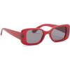 mango red retro sunglasses - Sunglasses - 